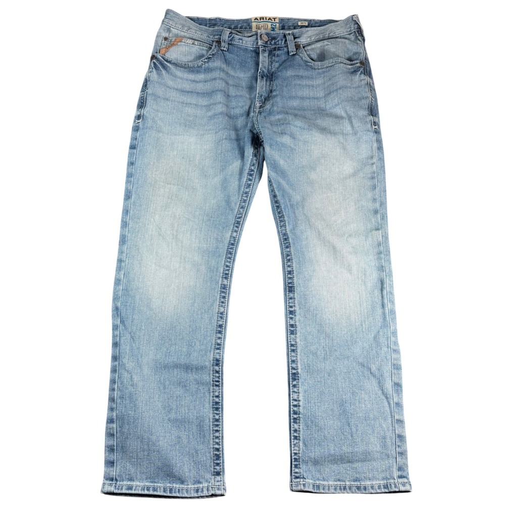 Ariat M2 Stirling Relaxed Boot Cut Jeans Mens 38x32 Denim Workwear Western
